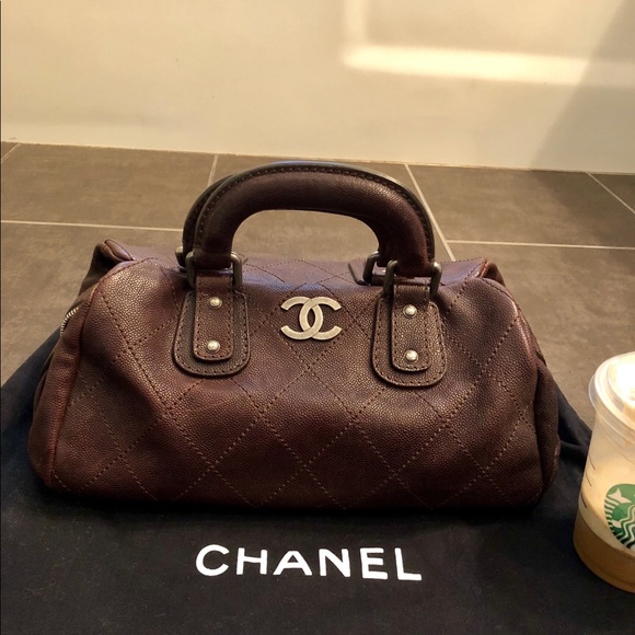 CHANEL Brown Satchel Bag - Picture 1 of 7